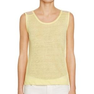 Suncoo Women's Natural Lulu Knit Tank Yellow